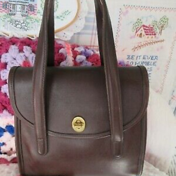 Vintage Coach Belmont Satchel Bag in Mahogany - Picture 1 of 9